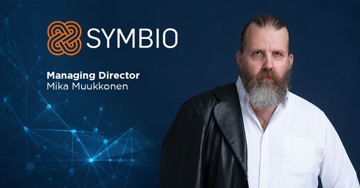Photo of Mika Muukkonen, Managing Director for Symbio.