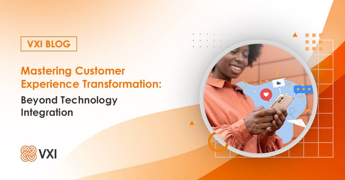 Blog Banner for Mastering Customer Experience Transformation