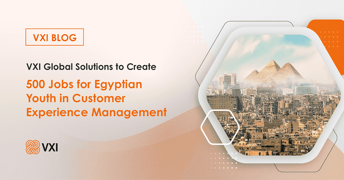 Banner - VXI Global Solutions to Create 500 Jobs for Egyptian Youth in Customer Experience Management