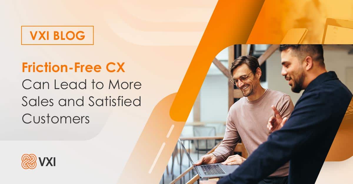 Banner - Friction-Free CX Can Lead to More Sales and Satisfied Customers