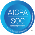 Logo indicating SOC 2 Type 2 Compliance, representing adherence to high standards of security and data protection.